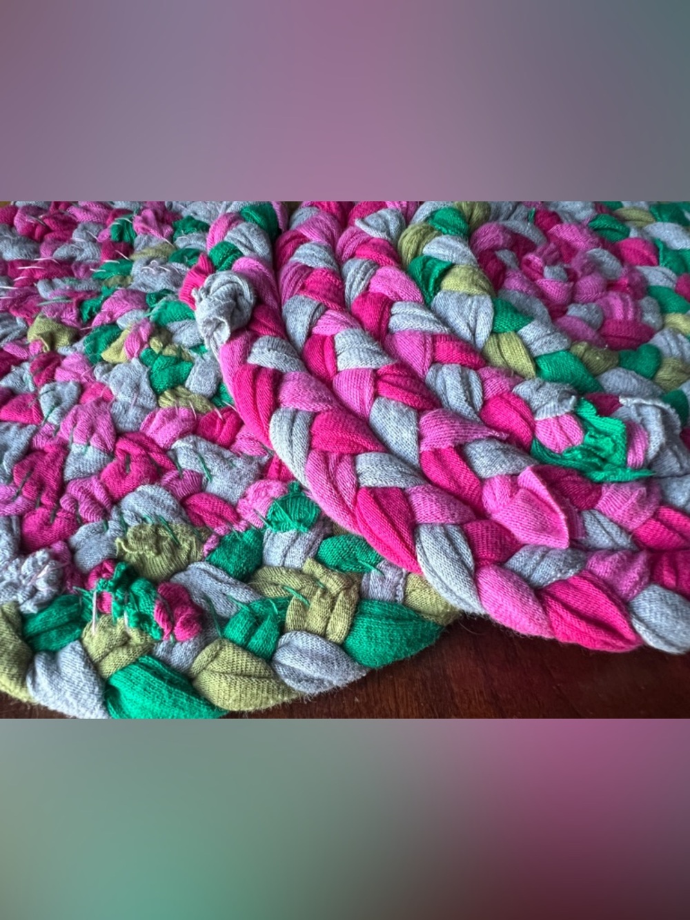 Braided Trivet Potholder Set of 2 - Picture 2 of 14